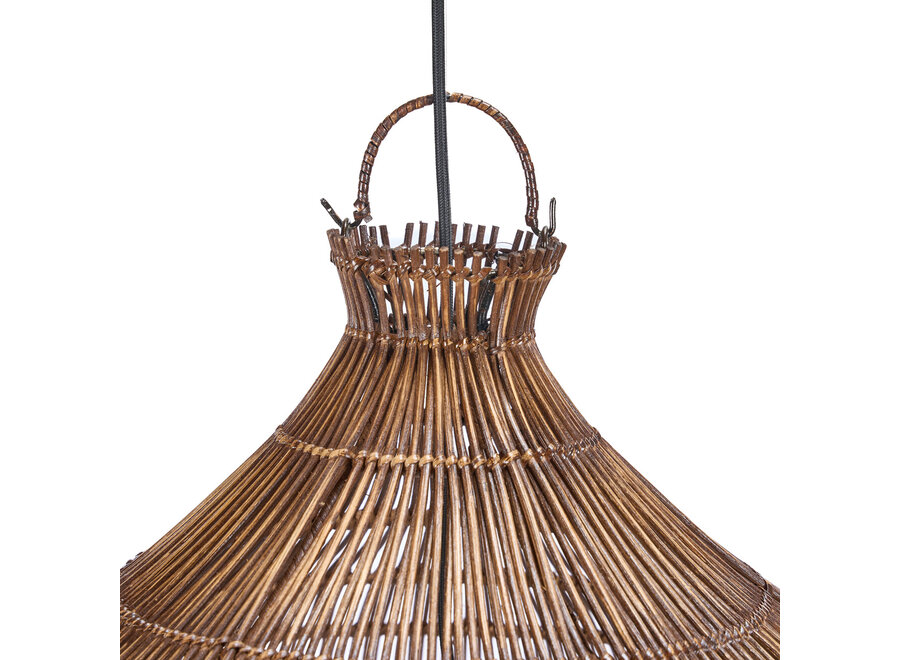 Le Luminaire Suspendu Desert Gourd - Noyer Foncé - L