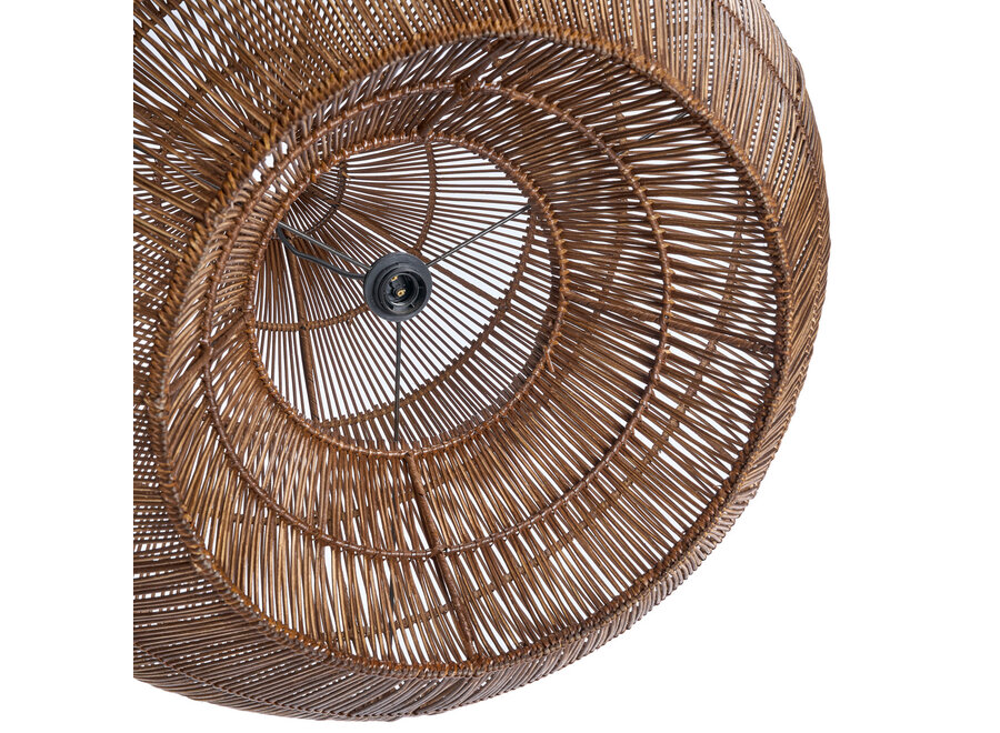 De Desert Gourd Hanglamp - Donker Walnoot - L