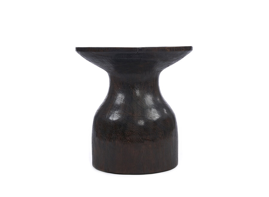 La Mesa Auxiliar Hourglass - Nogal Oscuro