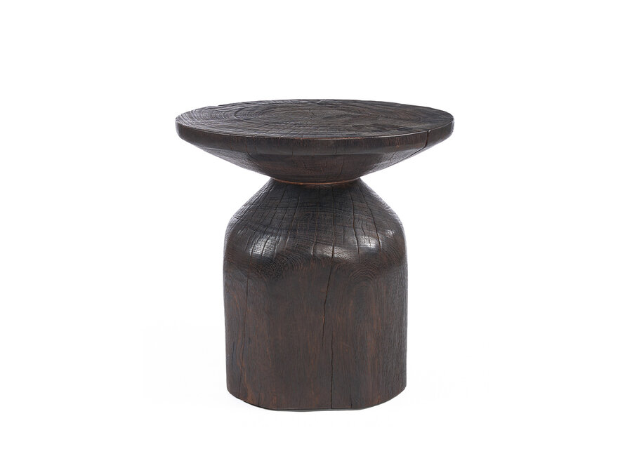 The Drumline Side Table - Dark Walnut