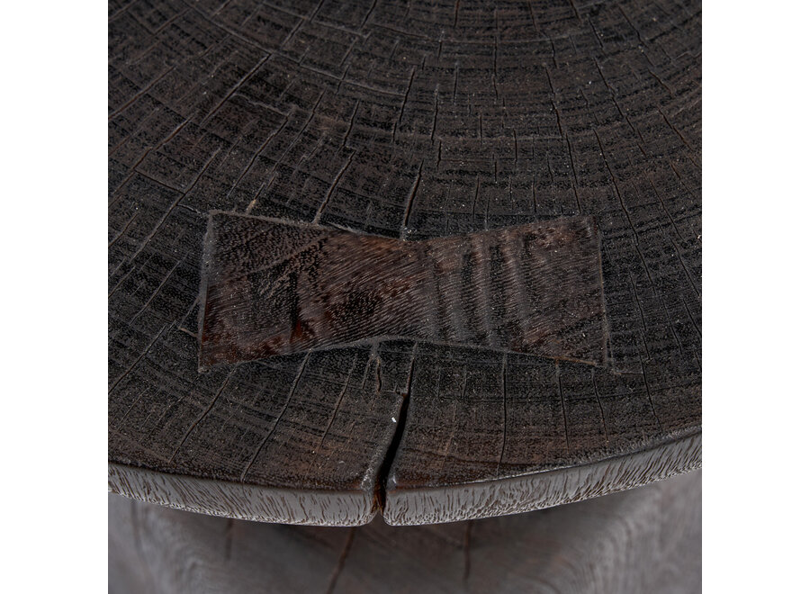 Der Drumline Beistelltisch - Dunkles Walnussholz