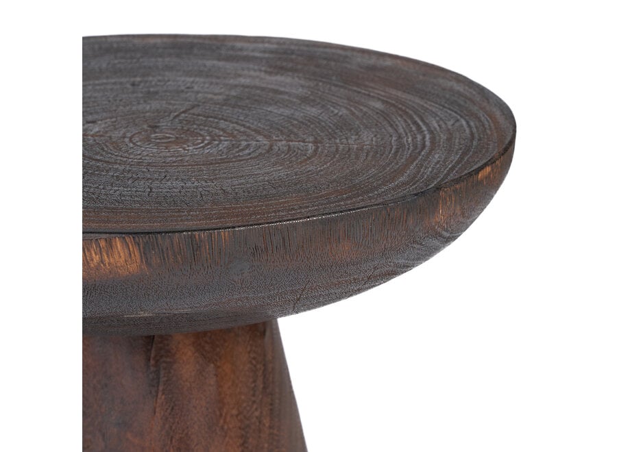 La Table d’Appoint Cone Alone - Noyer Foncé