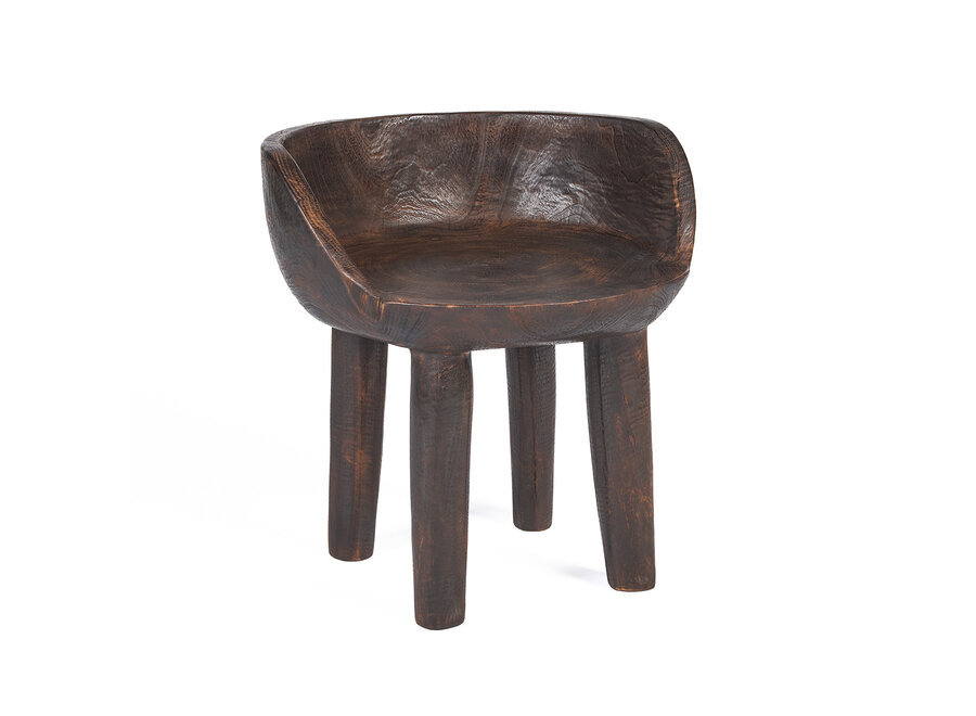 La Chaise Basse Sit Happens - Noyer Foncé