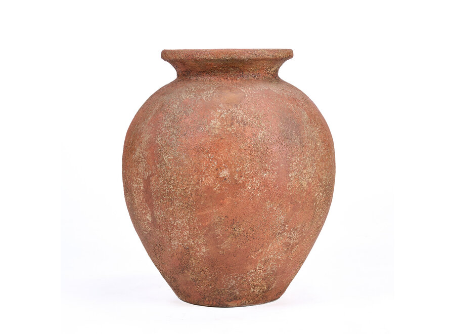 De Clay Silence Vaas - Terracotta - XL