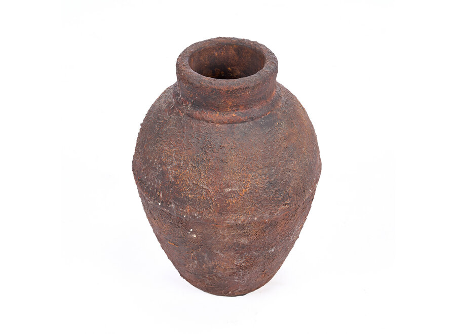 The Amphora Rustica Vase - Burgundy - M