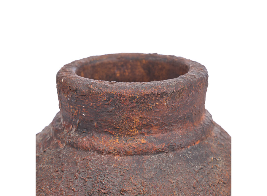 The Amphora Rustica Vase - Burgundy - M