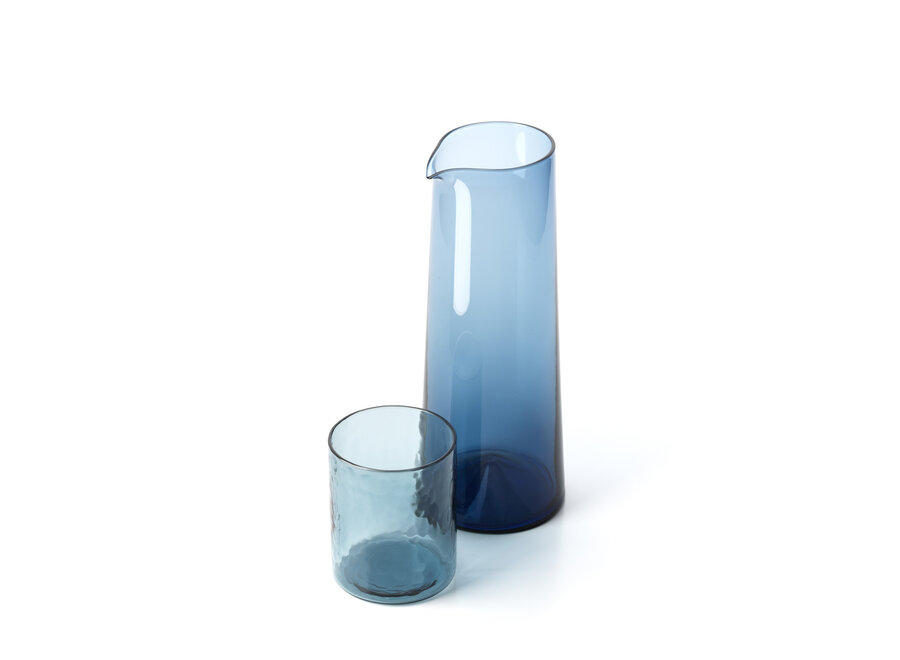 The Azure Hammered High Tumbler - Blue