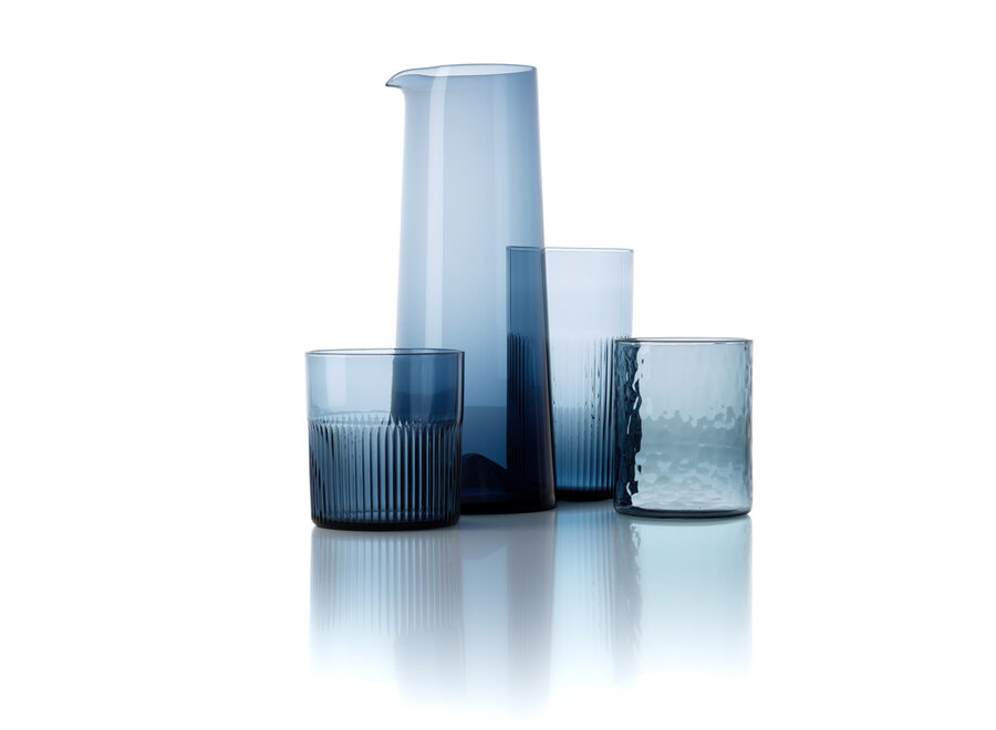 Le Tumbler Martelé Azure – Bleu