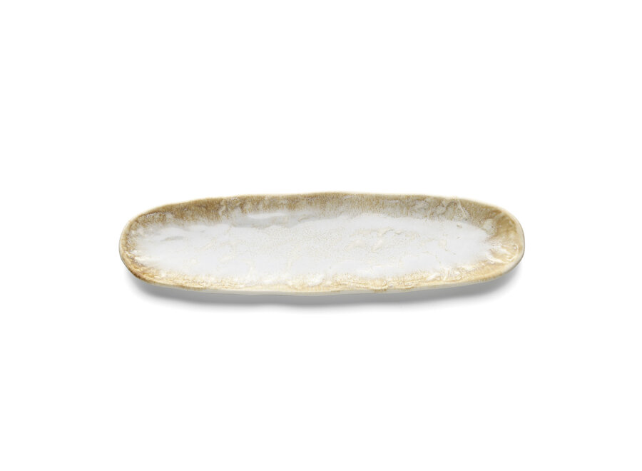 Il Vassoio Ovale Da Rocha - Bianco Miele