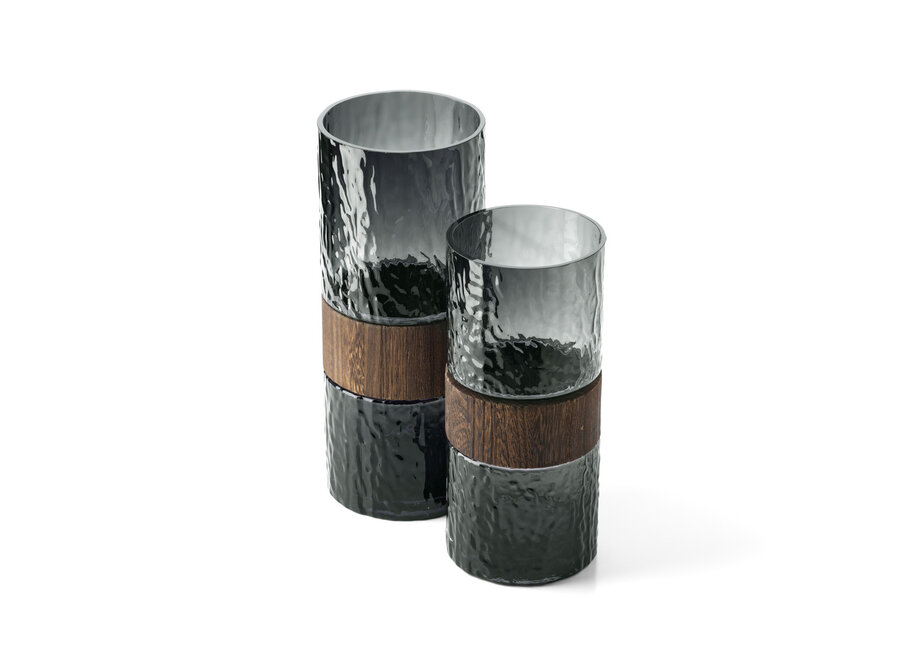 El Jarrón Wood You Be Mine – Gris Oscuro – L