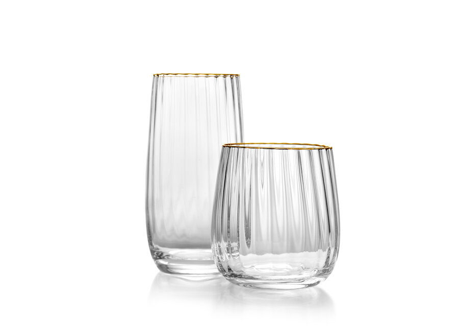 Il Bicchiere Golden Rim – Oro Naturale