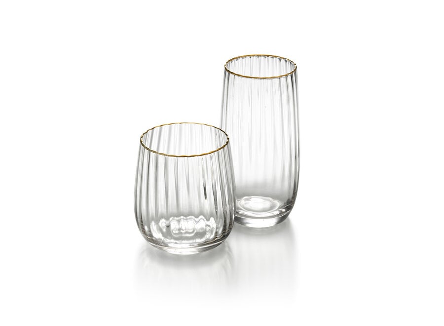 El Vaso Golden Rim – Oro Natural