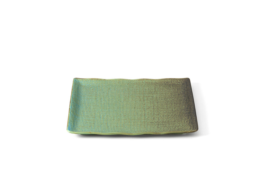 The Lagoon Square Plate - L