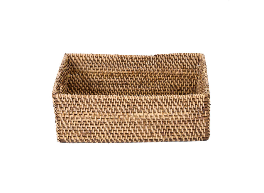 Die Rattan Aufbewahrungsbox - Naturbraun