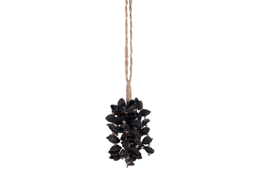 The Midnight Shell Tassel - Black