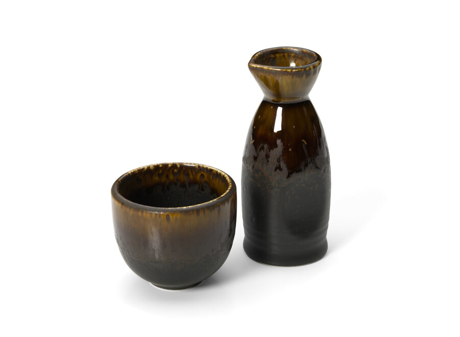 La Carafe À Saké Merapi - Brun