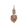 The Komodo Leaf Keychain - Natural