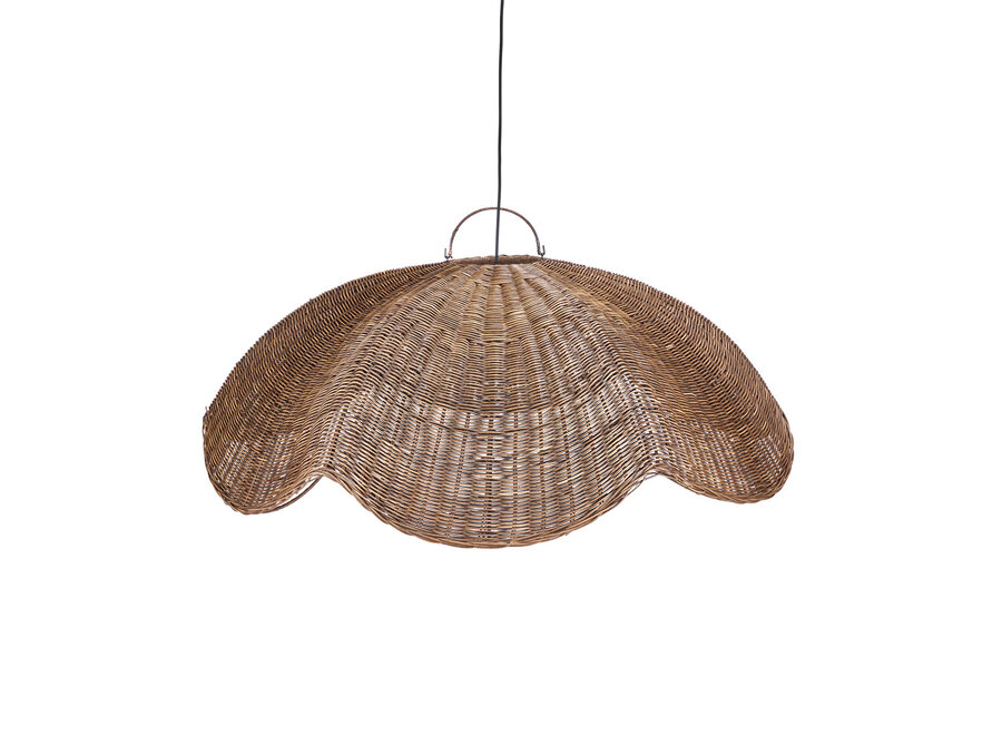 The Wave Pendant - Dark Walnut - L