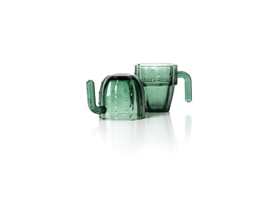 Los Vasos Stack-a-Cactus - Verdes - Set de 4