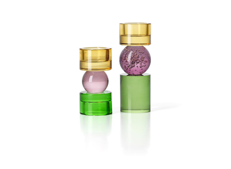 The Solar Jewel Candle Holder - Low