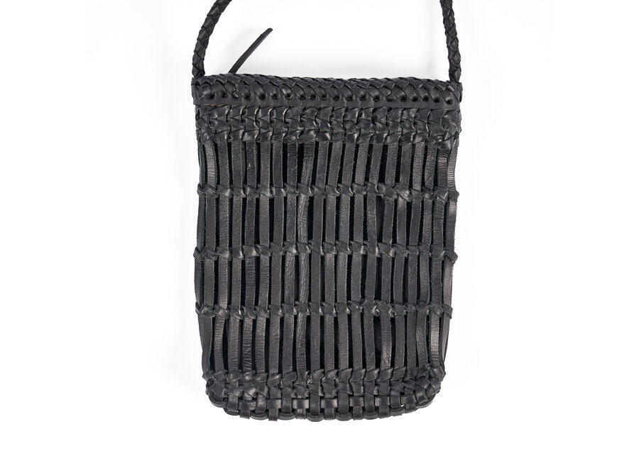 The Voodoo Leather Bag - Black