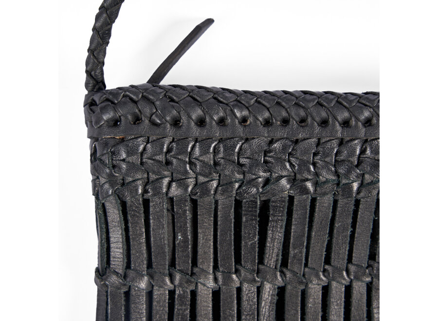 El Bolso De Cuero Voodoo - Negro