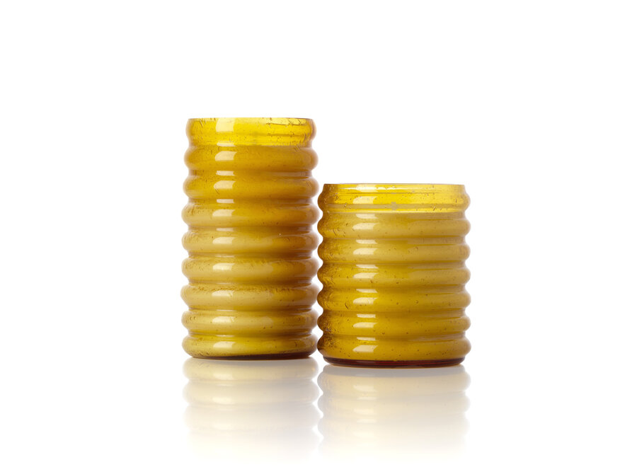 Das Golden Hive Kerzenglas - Honig - Breit
