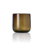 The Éclat Cognac Candle Holder - Smoky Brown