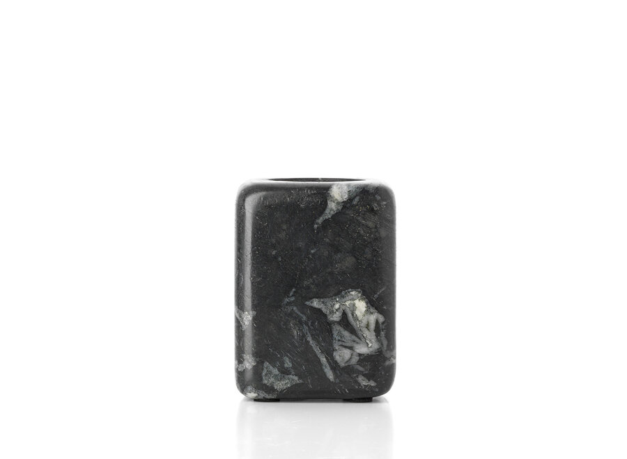 Porte-brosse à dents en marbre - Noir Marine