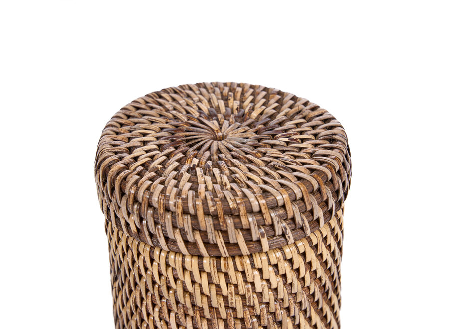 De Rattan Pot - Natuurlijk Bruin
