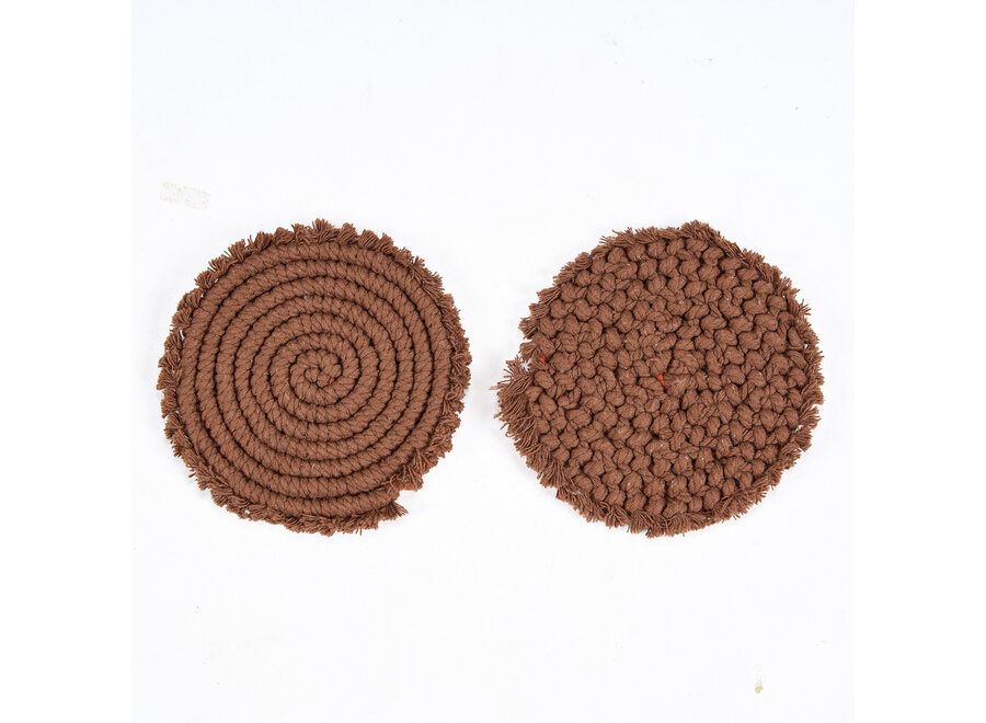 Il Sottobicchiere Cotton - Noce Scuro