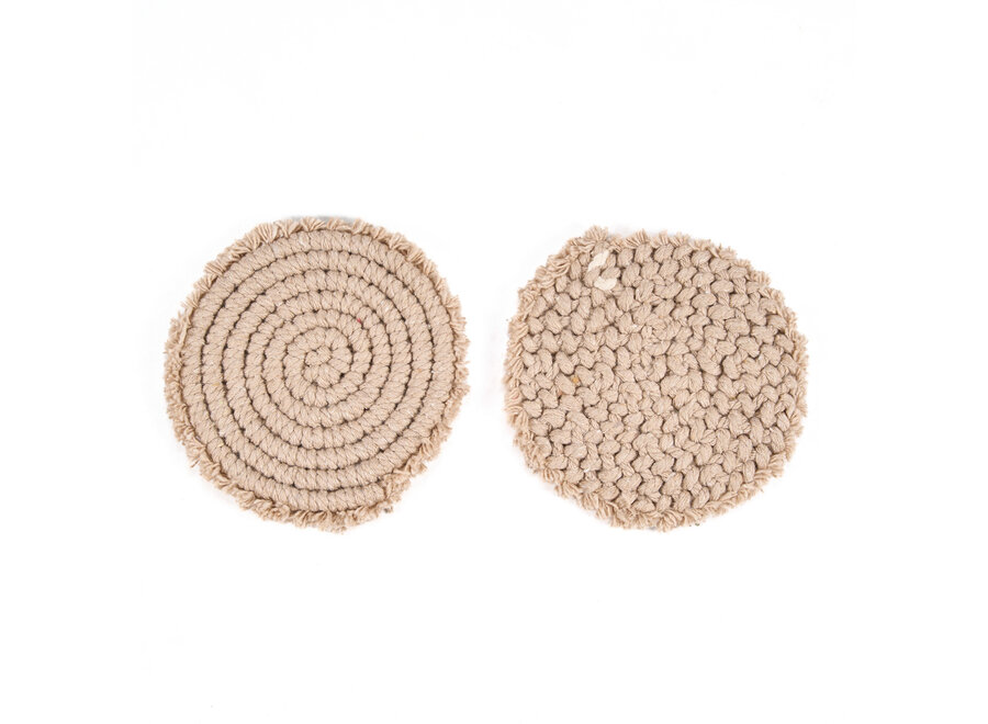 Der Cotton Untersetzer - Beige