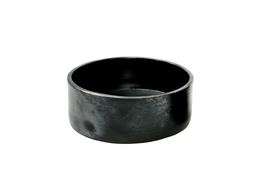 Le Bol Cylindrique Brûlé - Noir - L