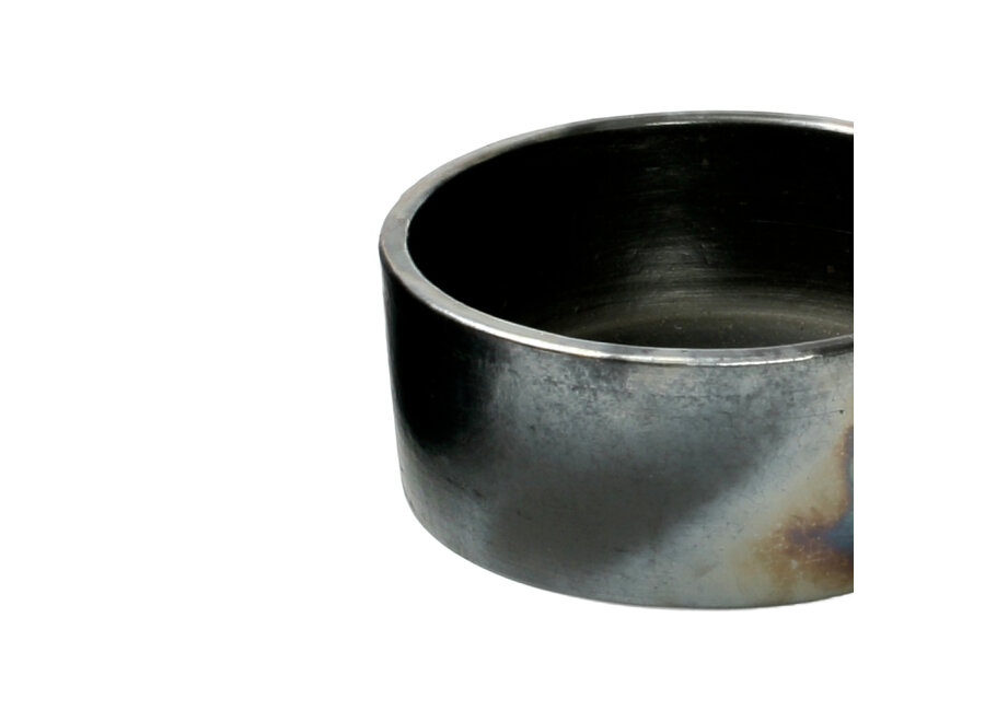 The Burned Cylinder Dish - Black - M