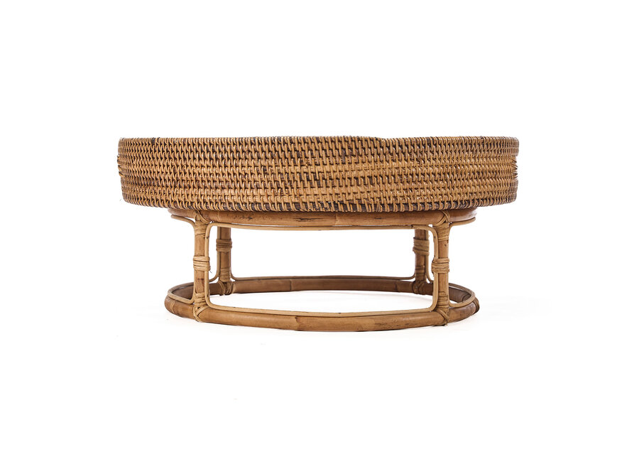 La Bandeja Rattan Rise - Marrón Natural