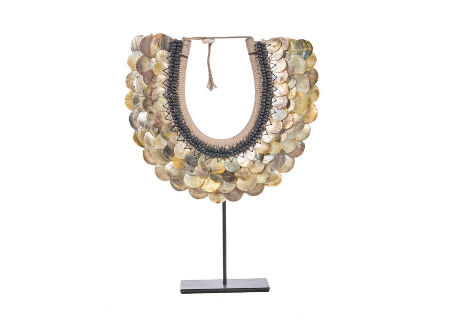 Le Clam Couture Sur Support - Naturel