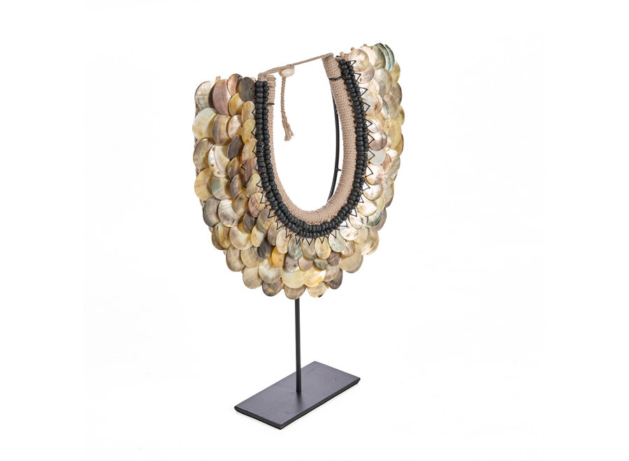 Le Clam Couture Sur Support - Naturel