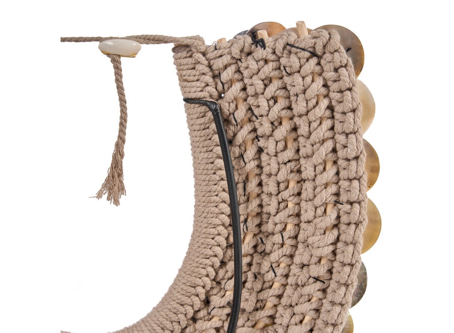 The Clam Couture on Stand - Natural