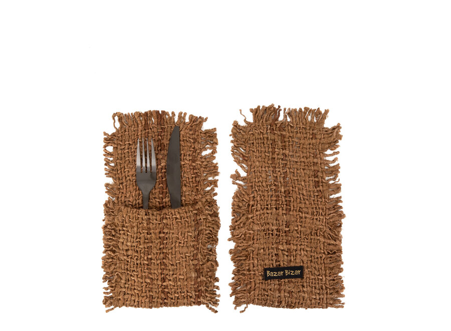 Die Oh My Gee Bestecktasche - Braun