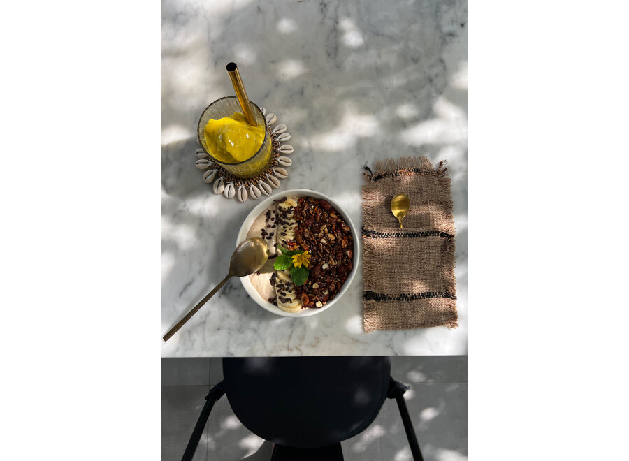 Die Oh My Gee Bestecktasche - Beige Schwarz