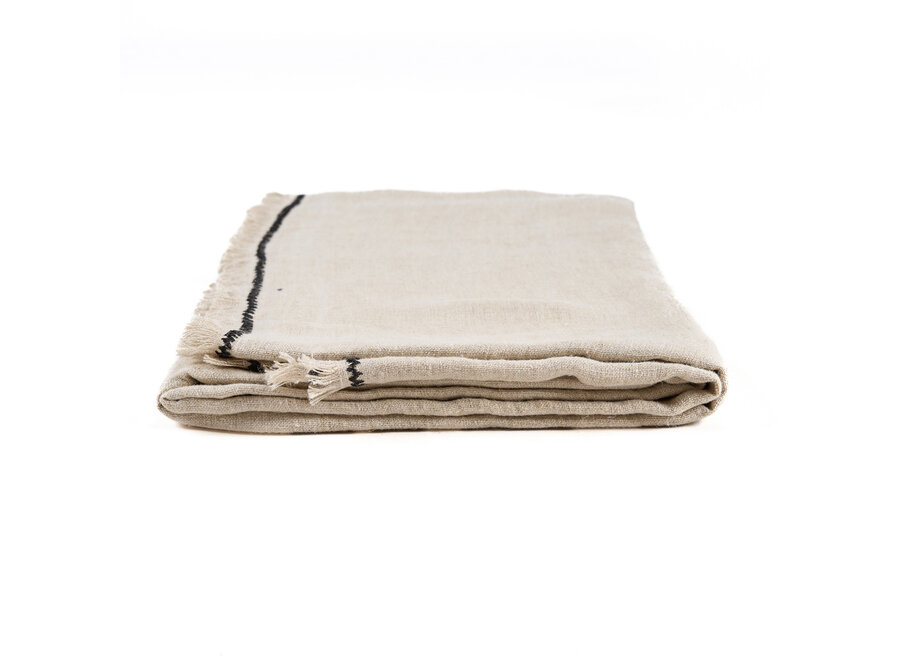 La Nappe Tuscany - Noir Naturel - 150x250