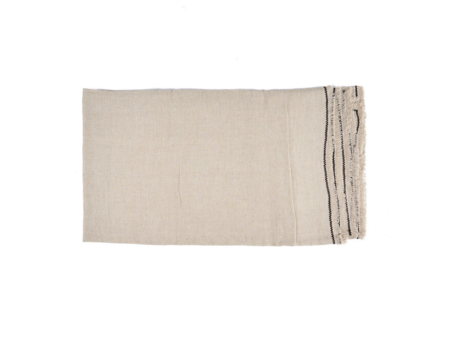 El Mantel Tuscany - Negro Natural - 150x250