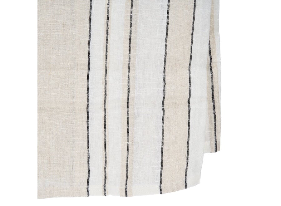 The Provence Tablecloth - Natural Black White - 150x300