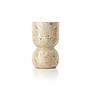 El Candelero Travertine Vessel Pillar - Beige