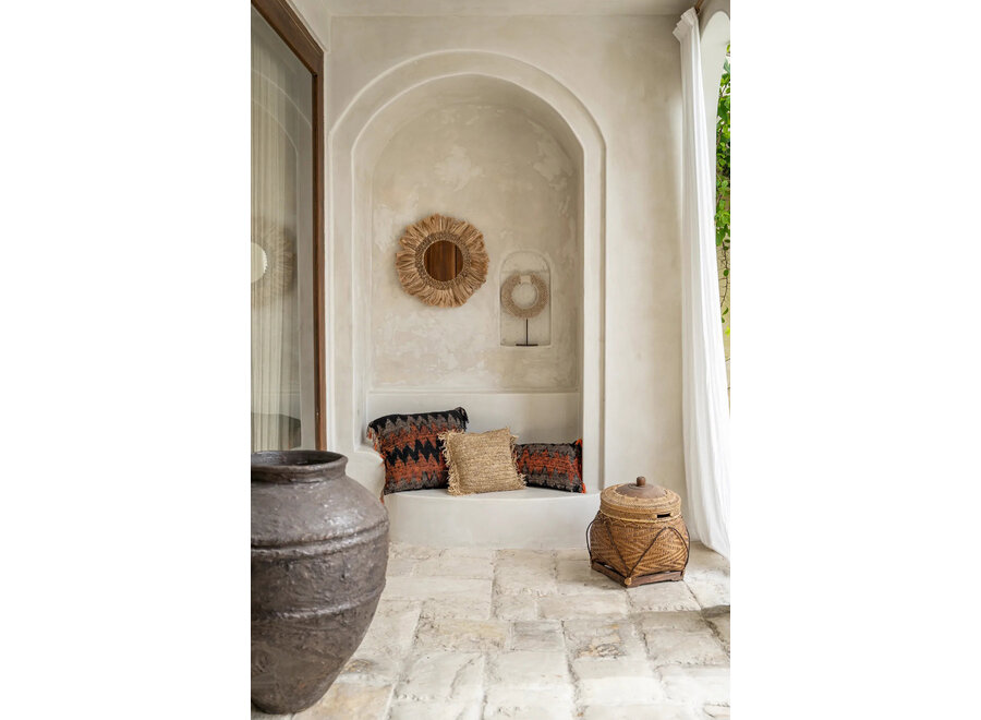 Il Copricuscino Oh My Gee - Nero Arancione - 35x100