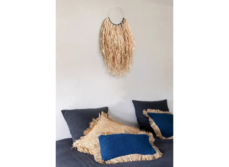 The Saint Tropez Cushion Cover - Blue Natural - 30x50