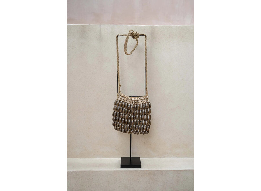 Le Shell Purse Sur Pied - Naturel Brun