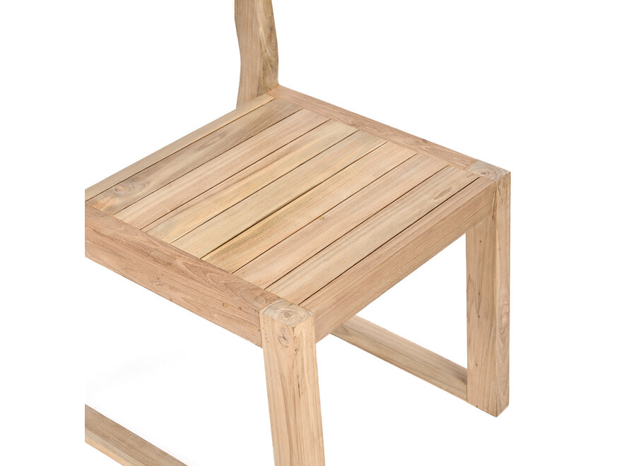 La Chaise de Salle à Manger Linear - Naturel