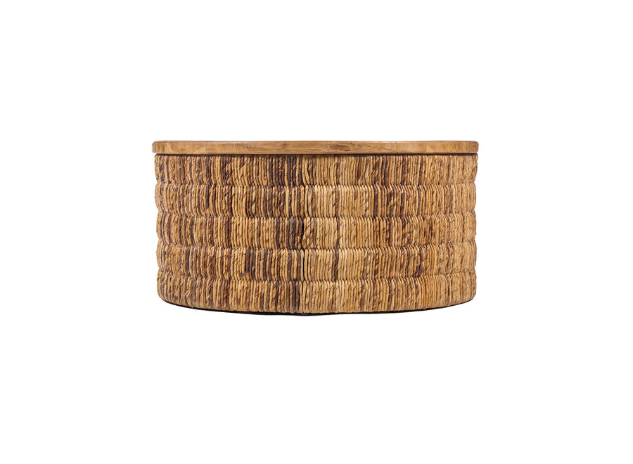 Runder Magani Couchtisch Aus Abaca - Natur