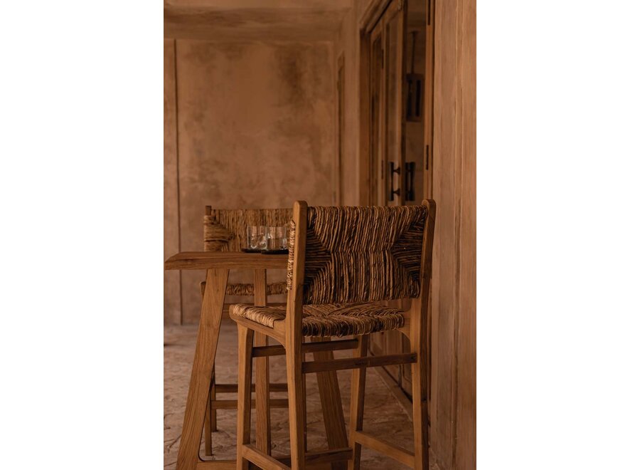 Le Tabouret de Bar Puquta - Naturel - Intérieur